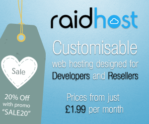 Raid Host - Customisable web hosting designed for Developers and Resellers